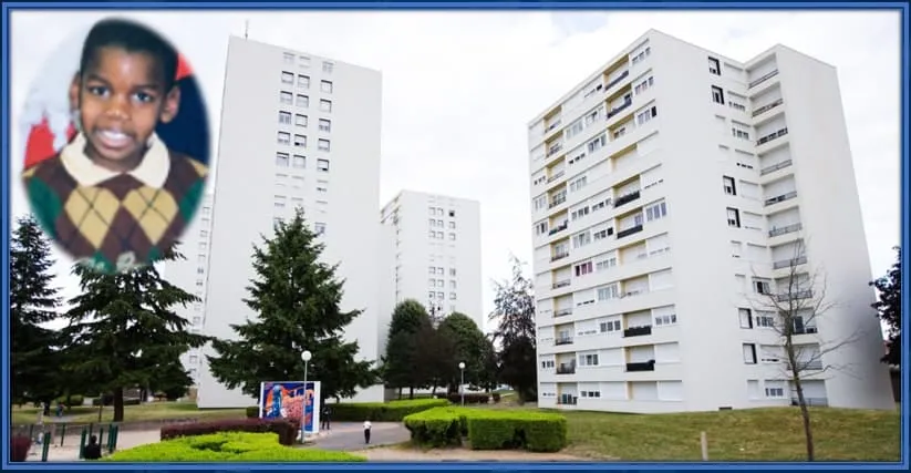 This is the general view of Residence la Renardire, Roissy-en-Brie, the estate in which Paul Pogba spent his childhood.