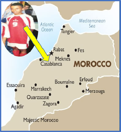 Behold the ancestry of the central midfielder in Morocco. Source: Goaway Travel.