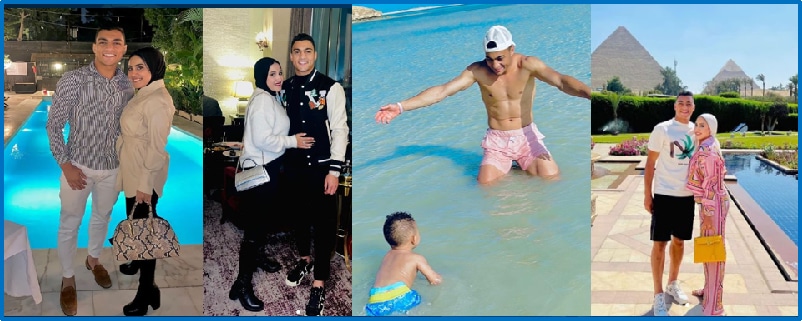 Mostafa Mohamed's Family is his priority at all times. Photos: Instagram mostafamohamed.11.