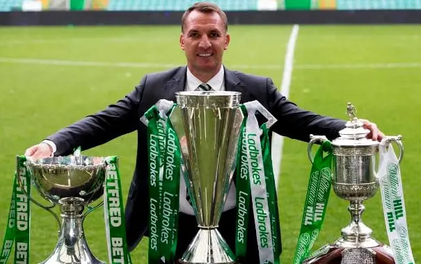 Brendan Rodgers won the treble twice for Celtic- His highest honour as a manager.