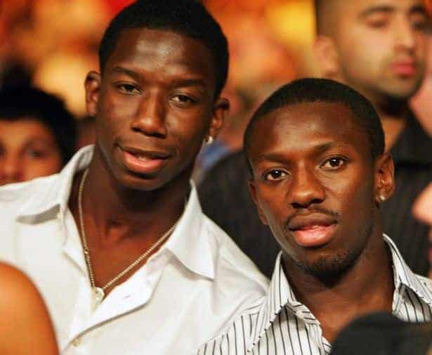 Meet Ian Wright's children - Bradley (left) with his brother Shaun.