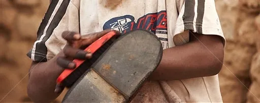 Young Yaya Toure was a show polisher and repairer during his childhood. He used the little income from it to support his family.