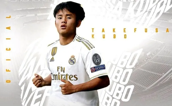 Takefusa was joining Real Madrid at this time.