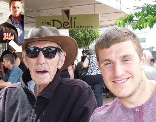 Meet Wood's Granddad, who was an Ex-military man before he passed on.