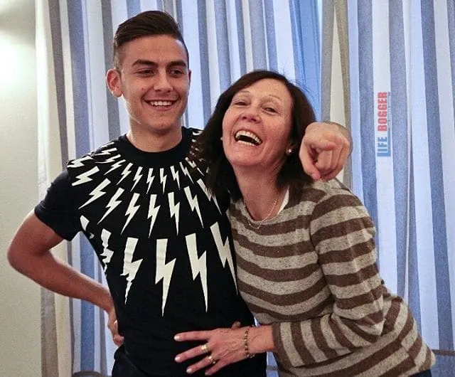 Paulo Dybala and Mother, Alicia de.