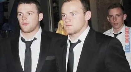 Wayne Rooney (Right) and Graham Rooney (Left).