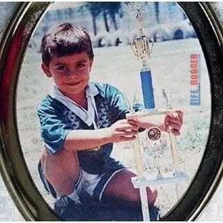 This is Paulo Dybala in his Childhood.