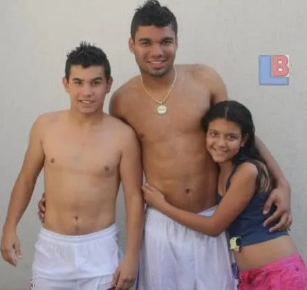 Meet young Casemiro bonding with his siblings - Lucas and Bianca.