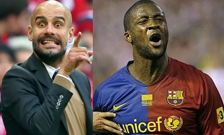 Yaya Toure Fued with Pep Guardiola at Barcelona.