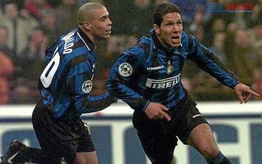 Not many knew that Diego Simeone played alongside Brazilian Ronaldo.