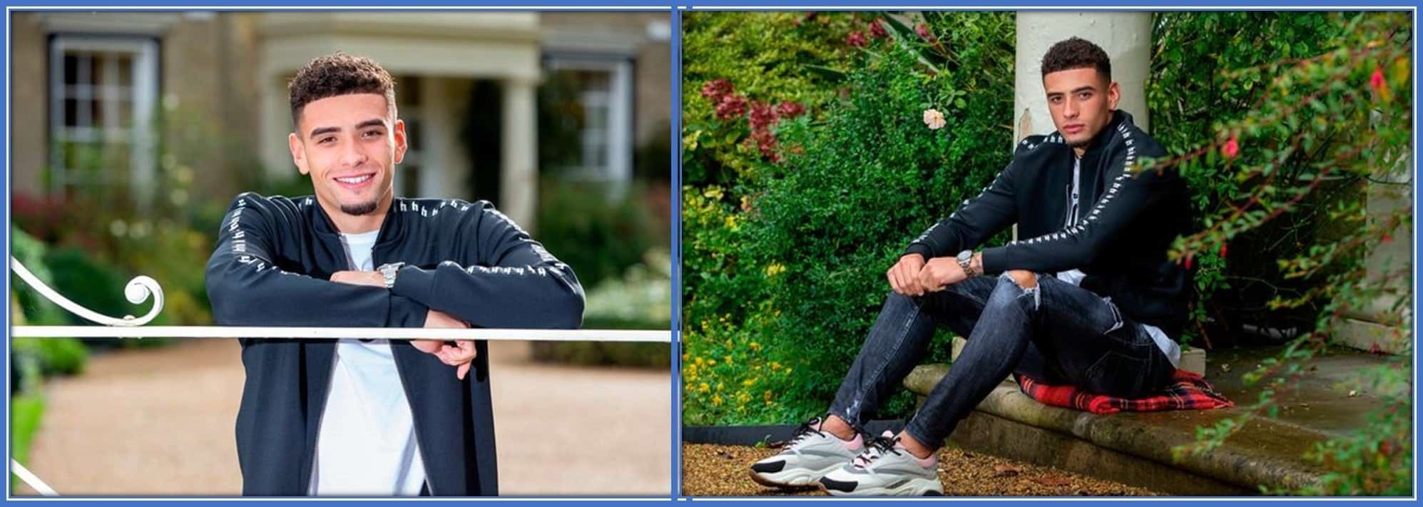 Of course, he's got a beautiful smile. What could be running through his mind as he sits in such a beautiful place?