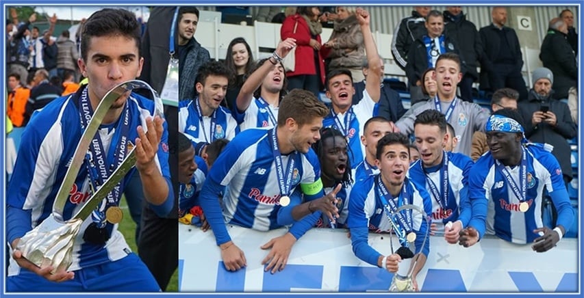 He was part of the Golden Generation of FC Porto Youth, who defeated Chelsea Youth in the final.