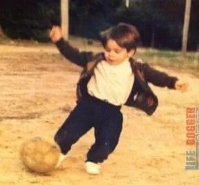 Alvaro Morata has been kicking the ball ever since he was a kid.