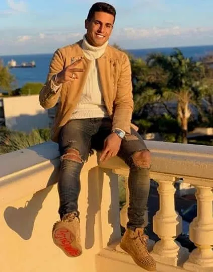 Joao Cancelo was having a good time at a scenic, expensive resort.