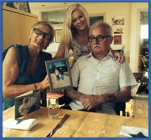 Meet Erling Haaland's Grandparents having a great time with his sister, Gabrielle.