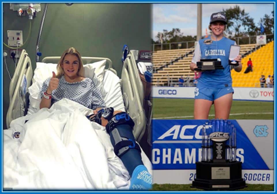 Meet the ACC Champion despite the setback she had.