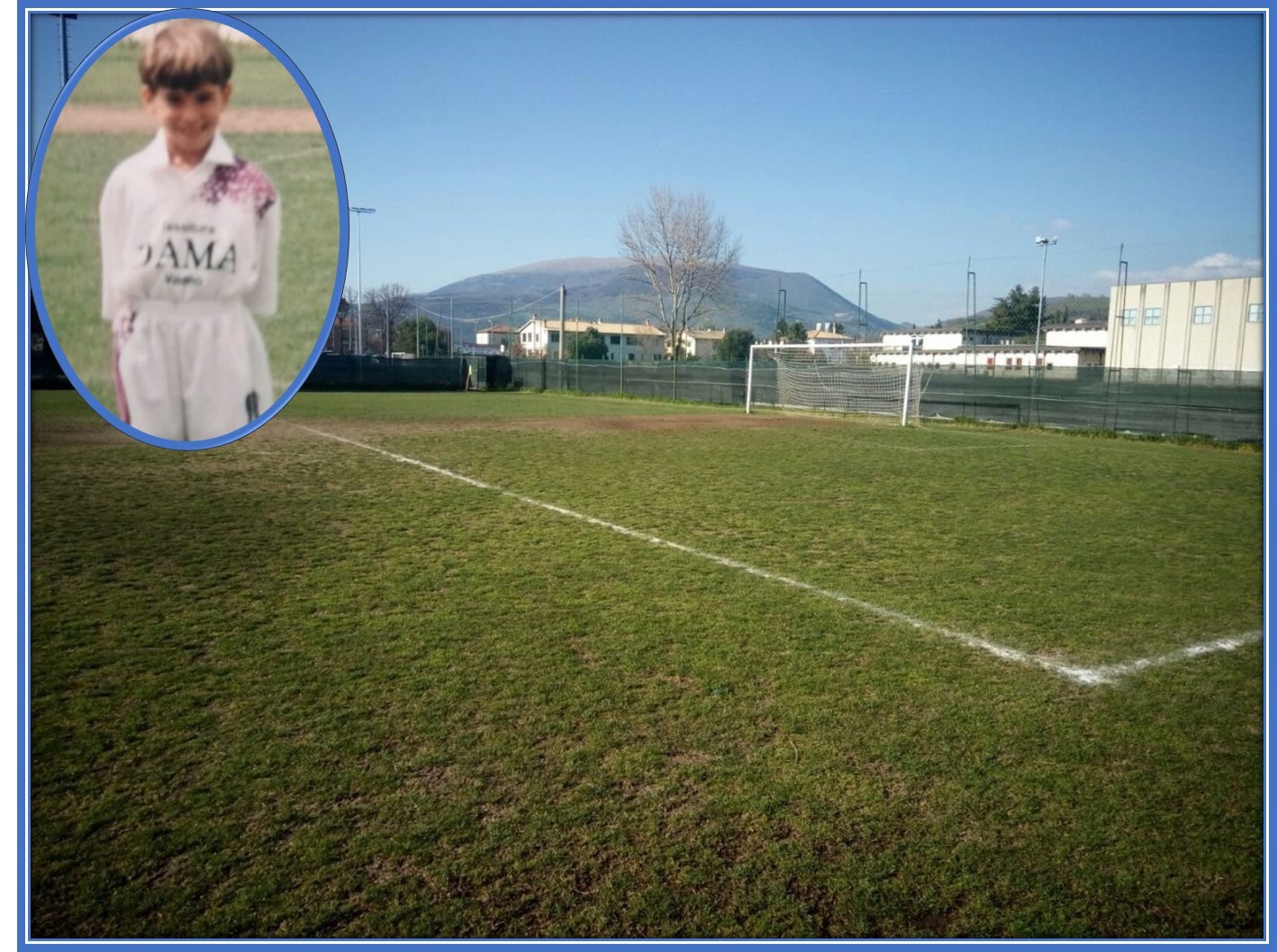 Behold the pitch where he had his humble beginning. It thus brings back memories for Leonardo.