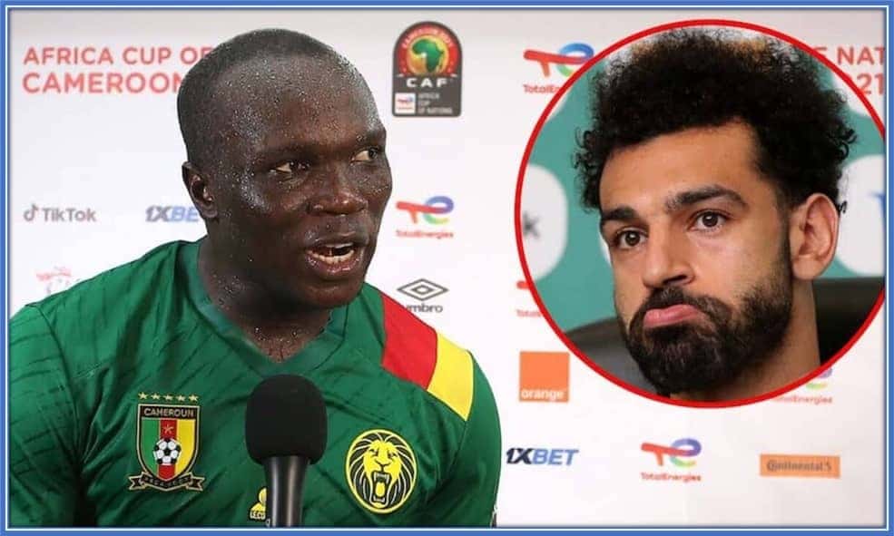 It is no longer news that Vincent Aboubakar is not a fan of Mohamed Salah.