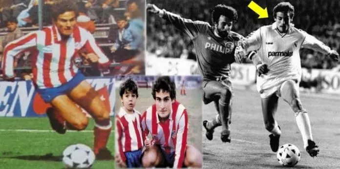 Meet Marcos Llorente's dad- Paco Llorente, during his playing days with Atletico and Real Madrid.