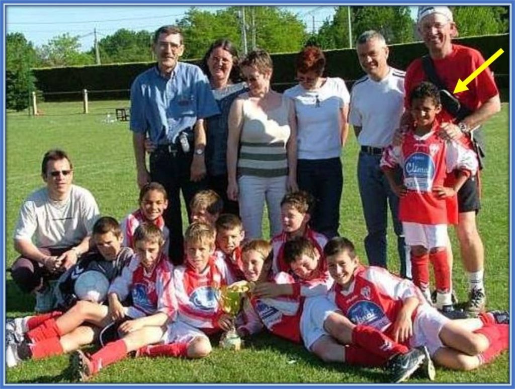 His early days at Angers' youth set up.