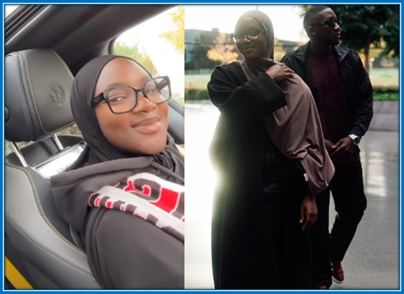 A social media photo of Serhou Guirassy and possibly his sister. Photo Source: Instagram/guirassy19off/.