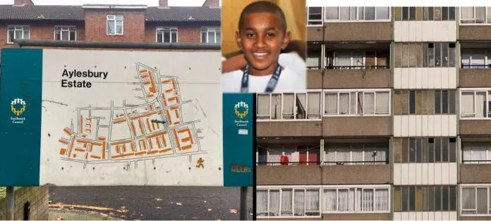 This is Aylesbury Estate, where Reiss Nelson grew up.