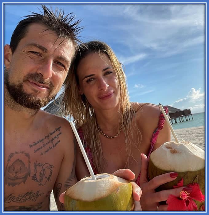 Meet Francesco Acerbi's Lover, Claudia Scarpari. Credit: Instagram/francescoacerbi88.