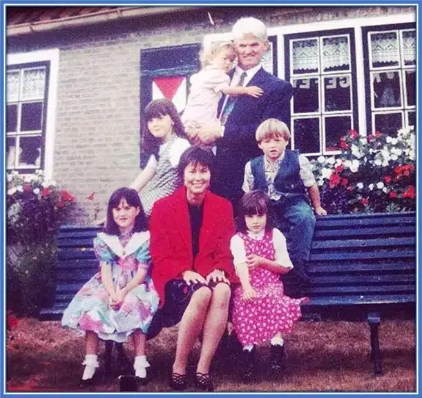 An early photo of Matt Doherty's Family. Naomi and Hannah (his two youngest sisters) are yet to be born.