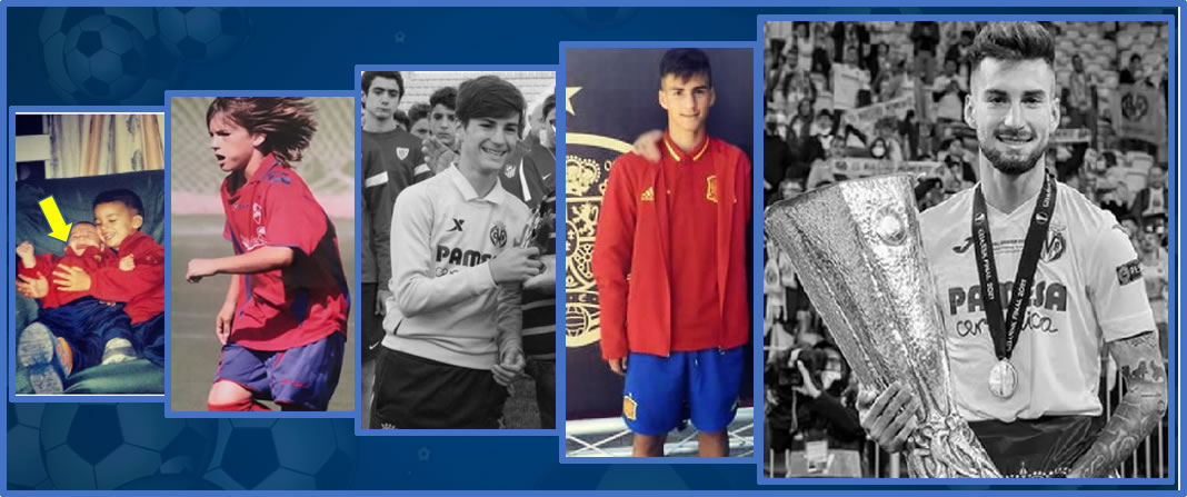 Behold Alex Baena's Biography- from his early years to the Europa Champion in Vilareal FC. Images: Instagram/lavosdelmaria, campusalexbaeana, Instagram/miquelbaena