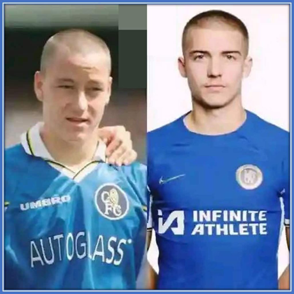 Echoes of a Legend: Fan Urges John Terry to Spill Secrets after Spotting Uncanny Resemblance with Newcomer Alfie Post-Debut.