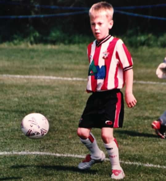 At just 9 years old, Ward-Prowse faced a challenging decision, trading friendships at Portsmouth's School of Excellence to join the youth ranks of their archrivals, Southampton.