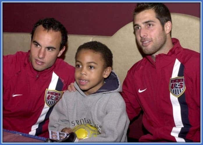 He had the privilege of meeting USMNT legends Landon Donovan and Carlos Bocanegra as