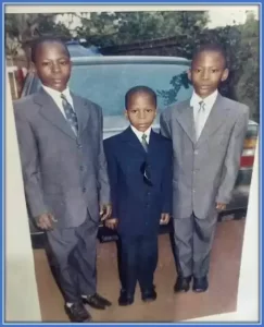 Throwback to his childhood days with Uche and Cody. Image: YouTube.