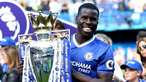 Kurt Zouma won the Premier League title with Chelsea in 2015. Image Credit: TransferMarket.