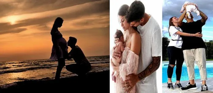 Lorenzo Pellegrini's Wife got pregnant immediately after her wedding, and a baby followed.