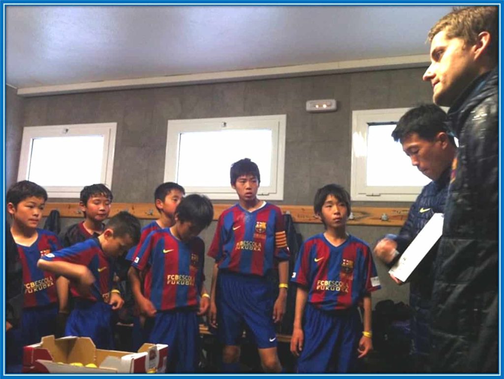 As a boy, Takehiro Tomiyasu captained FC Barcelona's academy.