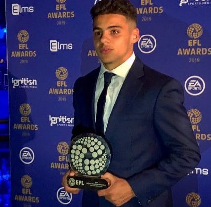 Max Aarons EFL Achievement. Credit to Twitter.