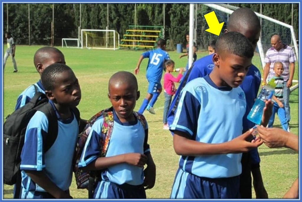 Behold the humble beginnings of Lyle Foster when he was developing at the Augusto Palacios Development Academy. Image: BrazilianSoccerSchoolsRandparkridge.