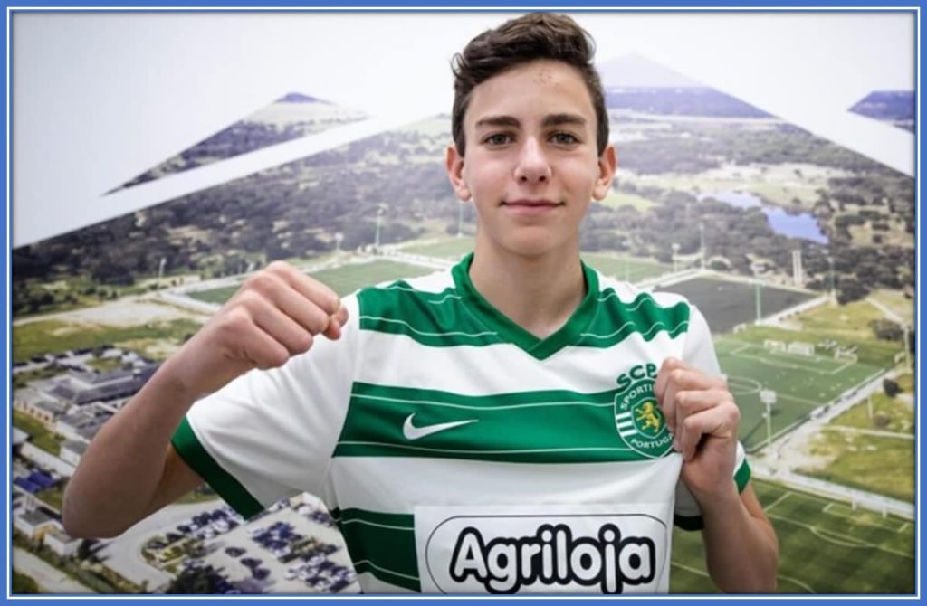 Inacio's challenging journey at Sporting's academy tested his mental fortitude. In the end, he discovered his unwavering determination to fulfil his professional dreams. Credit: Osetubalense.