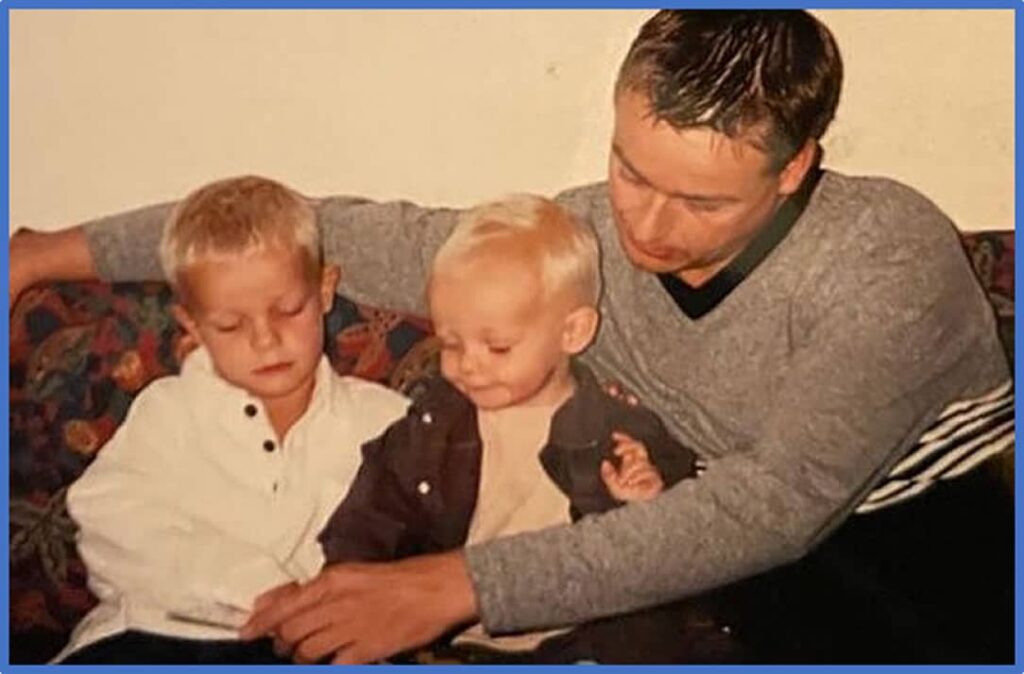 Jan Paul Van Hecke's Father was very affectionate and loving to his children. Photo: Instagram, klaasvanhecke.