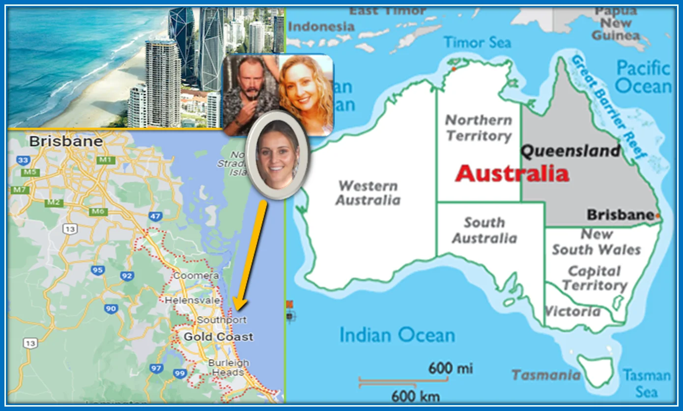 This map aids your understanding of the Aussie Forward's origin.