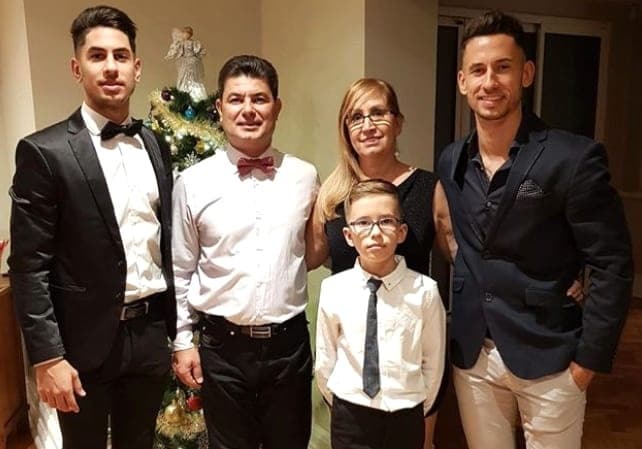 Ayoze Perez's Family. Credit to Instagram.