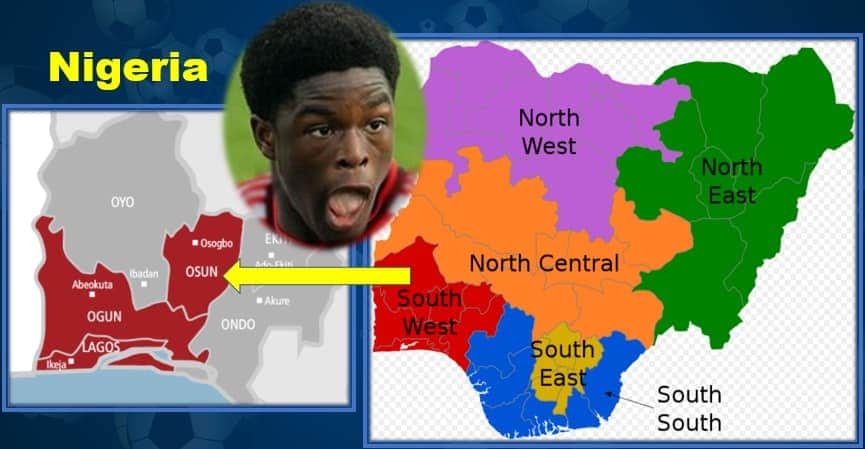 The name (Orisunmi) has Ondo state origin. It appears one of Josh Maja's parents (his Dad) is from Ondo state, Nigeria.