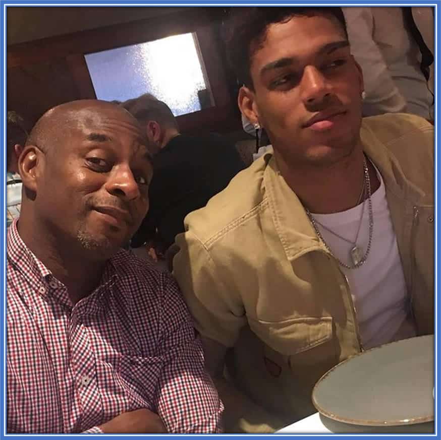 Here's Keenan with his father, whom he often refers to as his best friend and the driving force behind his success in life. Source: Instagram/keenanquansah.