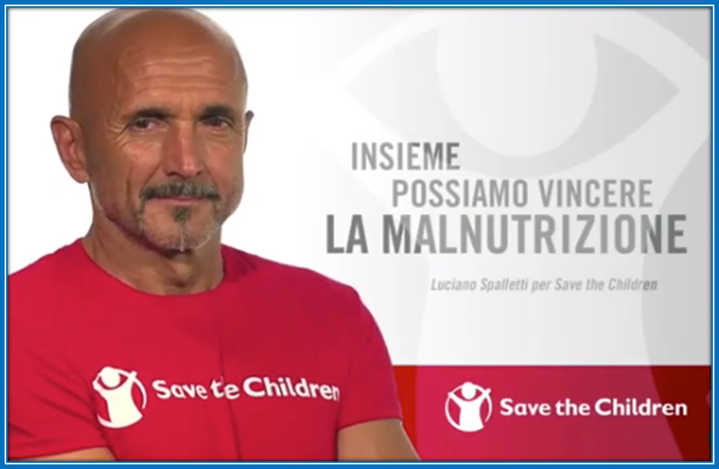 Luciano Spalletti expresses his longstanding commitment to Save the Children, emphasizing a sense of duty to make a tangible impact on those in need, particularly children. Image Credit: Instagram.com/lucianospalletti/