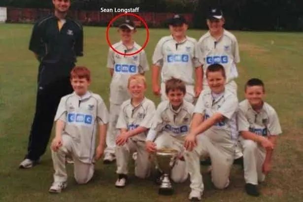 Sean Longstaff's Early Years with Cricket. Credit to Chronicle LIVE.