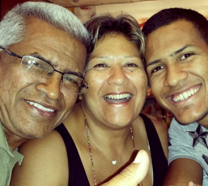 Salomon Rondon's Parents- MOTHER- Maitana Giménez and FATHER-José Rafael Rondón.