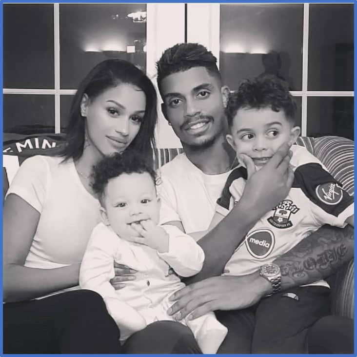 Mario Lemina's children - Neals Lemina and his second, Isaïah-King Lemina. Sources: Instagram/lam_family.