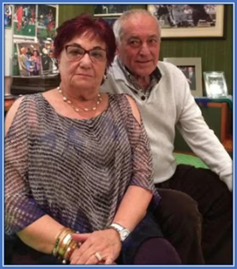 Meet Roberto Martinez's Parents - Mother (Amor Montoliu) and Father (Roberto Martinez Senior). Image Source: Lavenir