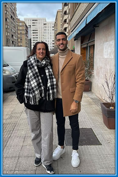 Maite Zazon is the Mother of the Central Midfielder. Credit: Instagram/mikelmerino.